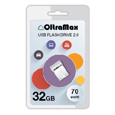 Флеш-диск "Oltramax" OM-32GB-70-белый