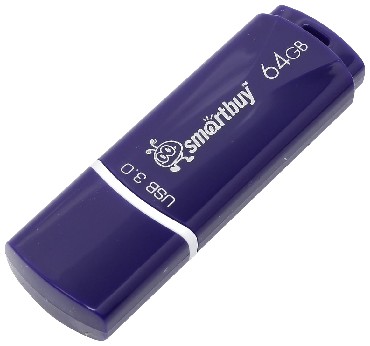 Флеш-диск "Smartbuy" (SB64GBCRW-BL) 64GB CROWN BLUE USB 3.0