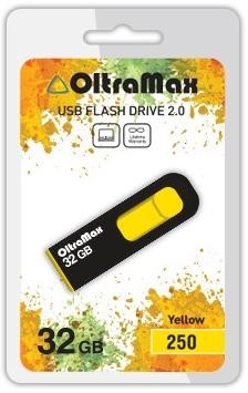 Флеш-диск "Oltramax" OM-32GB-250-желтый