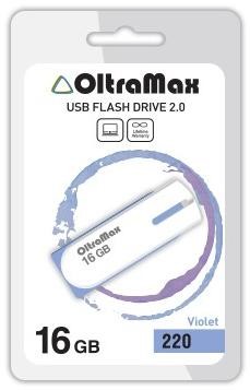 Флеш-диск "Oltramax" OM-16GB-220-фиолетовый