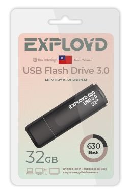 Флеш-диск "Exployd" EX-32GB-630-Black USB 3.0
