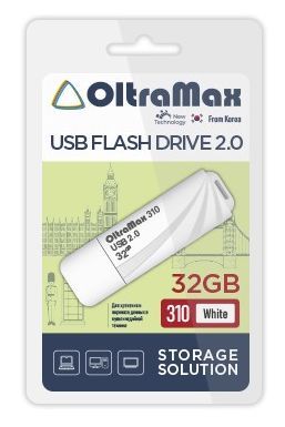 Флеш-диск "Oltramax" OM-32GB-310-White