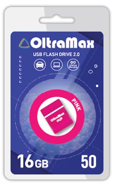 Флеш-диск "Oltramax" OM-32GB-50-Orange Red 2.0