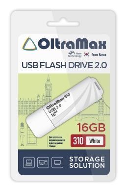 Флеш-диск "Oltramax" OM-16GB-310-White