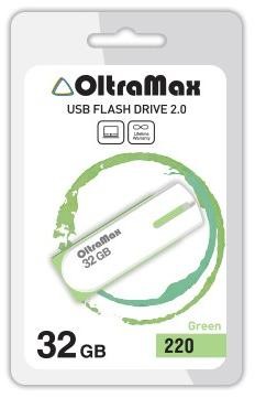 Флеш-диск "Oltramax" OM-32GB-220-зеленый