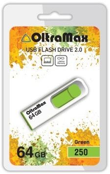 Флеш-диск "Oltramax" OM-64GB-250-зеленый