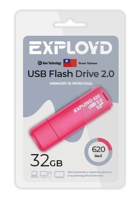 Флеш-диск "Exployd" EX-32GB-620-Red