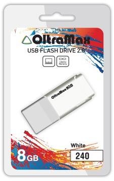 Флеш-диск "Oltramax" OM-8GB-240-белый