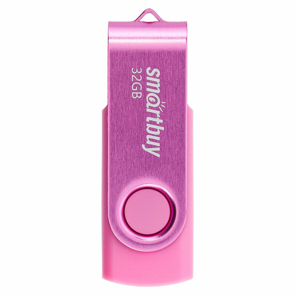 Флеш-диск "Smartbuy" (SB032GB2TWP) UFD 2.0 032GB Twist Pink розовый