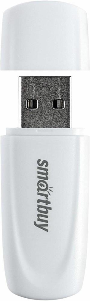 Флеш-диск "Smartbuy" (SB008GB2SCW) UFD 2.0 008GB Scout White белый