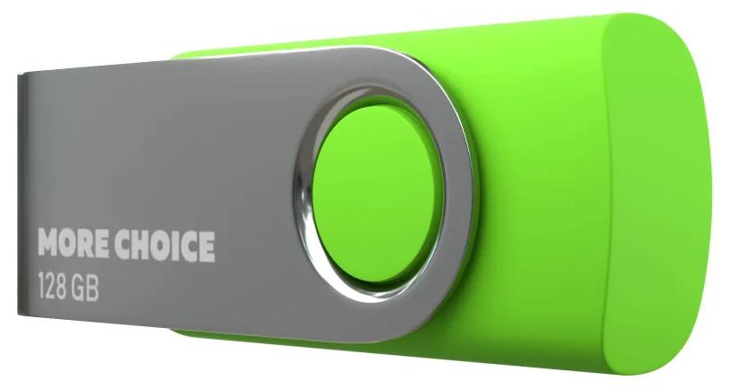 Флеш-диск "MORE CHOICE" (4610196407703) MF128-4 USB 128GB 2.0 Green