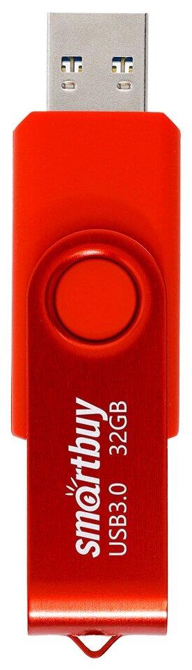 Флеш-диск "Smartbuy" (SB032GB3TWR) UFD 3.0/3.1 032GB Twist Red красный