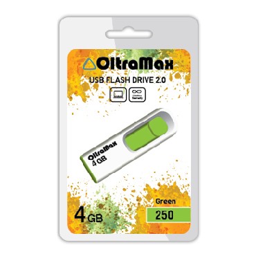 Флеш-диск "Oltramax" OM-4GB-250-зеленый