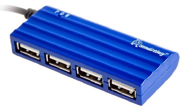 USB-концентратор "Smartbuy" SBHA-6810-B 4 порта синий