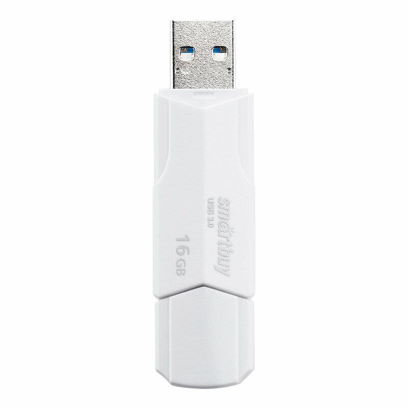 Флеш-диск "Smartbuy" (SB16GBCLU-W3) UFD 3.0/3.1 016GB CLUE White