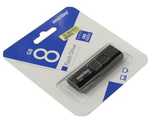 Флеш-диск "Smartbuy" (SB016GB3FSK) UFD 3.0/3.1 016GB Fashion Black черный